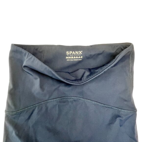 Spanx By Sara Blakely Seamless Navy Blue Active Leggings Size M - Picture 4 of 4